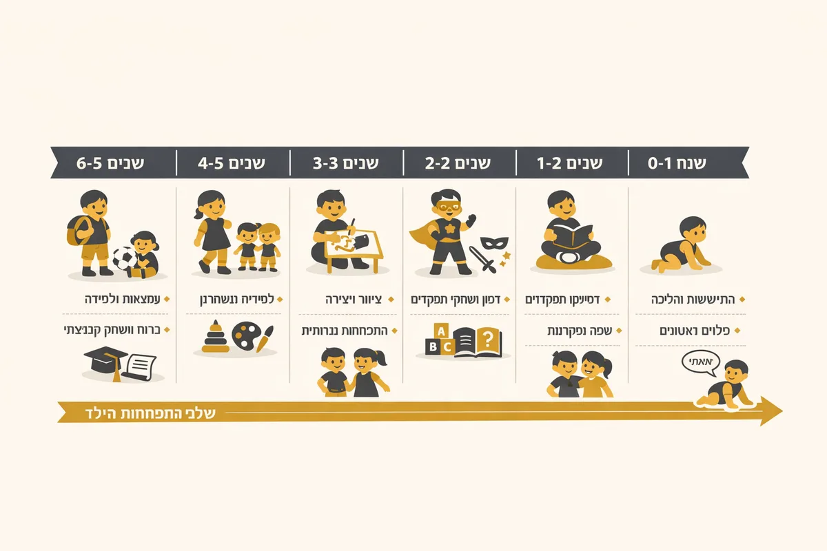 הסדרי ראייה ללא לינה - מתי ולמה זה מתאים לילדכם 2 התפתחות הילד והתאמת הסדרי ראייה לגיל